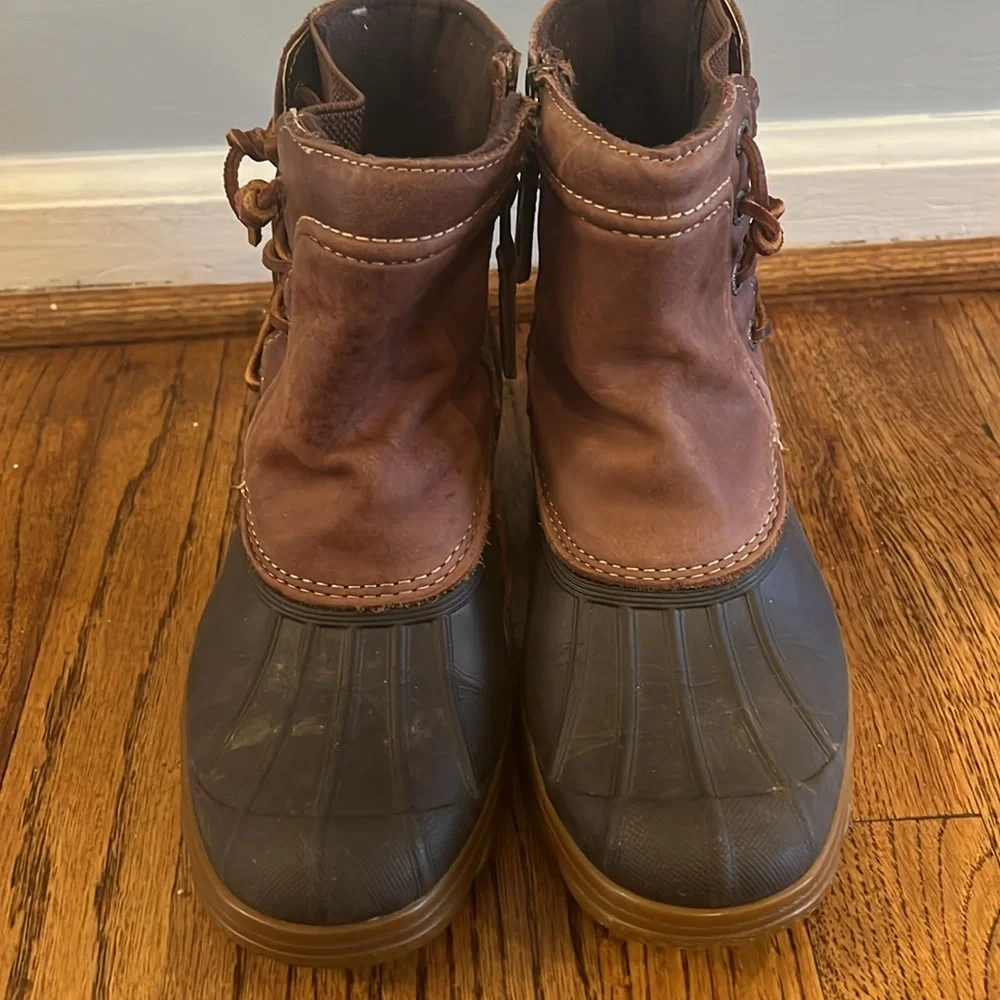 Sperry Saltwater Rubber Waterproof Duck Rain Boots - Women's size 6M